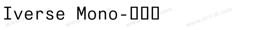 Iverse Mono字体转换